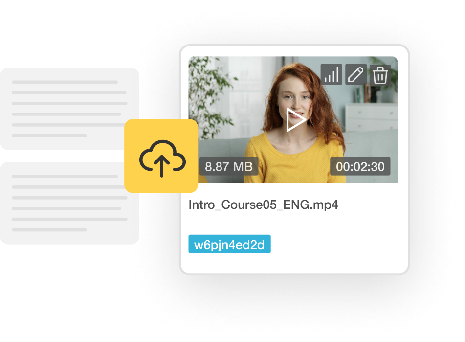 Examples of interactive elements in online courses like quizzes, ebooks, interactive video, and community for creators.