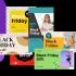 30 Black Friday Offer Templates on Canva you can use for Black Friday Offers on Emails, Pages, Pop-Ups, SOcial Media and more.