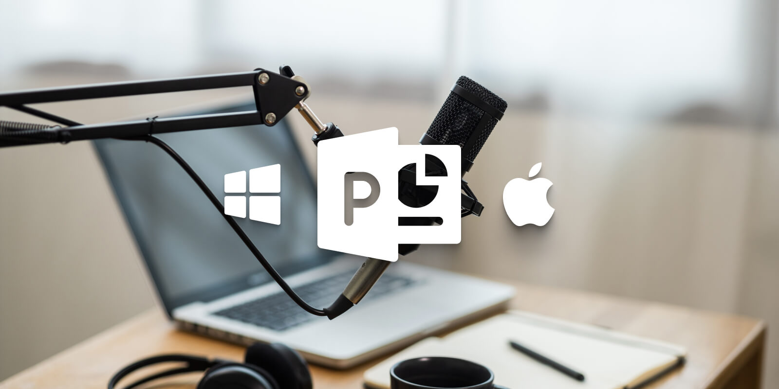 how to record a powerpoint presentation with audio windows 10